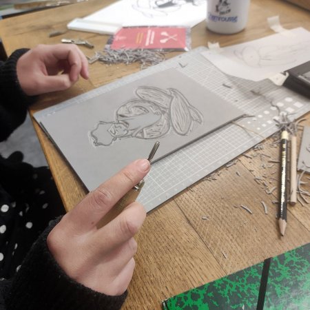 Atelier linogravure