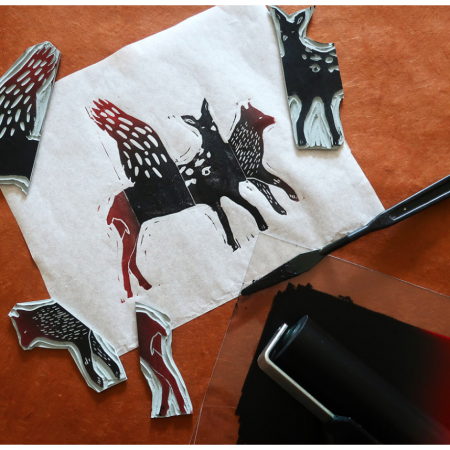 Atelier linogravure enfants